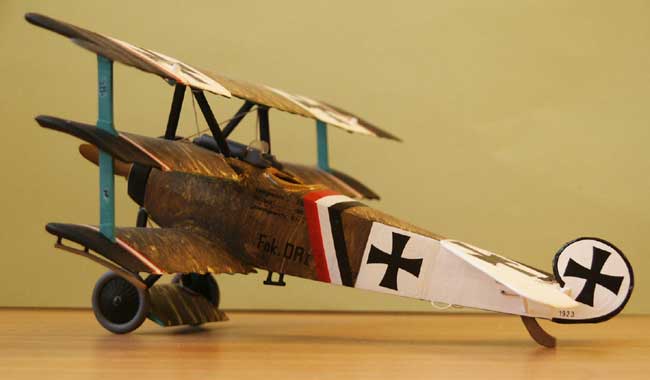 Plastikov modelstv - FOKKER  Dr.I